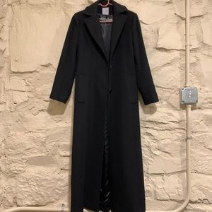 Cashmere Fleurette 3-Button Maxi Coat